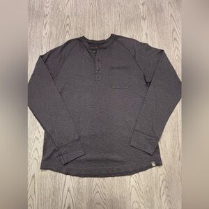 The North Face Men’s Henley In Charcoal Size L